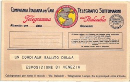 ** T2 Compagnia Italiana Dei Cavi Telegrafici Sottomarini, Esposizione Di Venezia / Italcable, Italian... - Unclassified