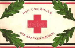 ** T2 Heil Und Gruss Den Kranken Helden! / WWI German Red Cross Military Propaganda Card - Non Classés