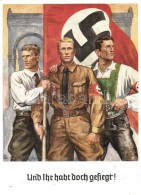 * T2 1938 'Und Ihr Habt Doch Gesiegt!' Offizielle Erinnerungspostkarte Zum 9. November / NS Propaganda, 6 Ga, So.... - Non Classés