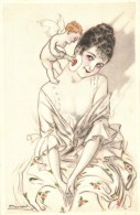 ** T1 Italian Art Postcard, Gently Erotic Art Postcard. GBT No. 3-5. S: Mauzan - Sin Clasificación
