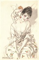 ** T1 Italian Art Postcard, Gently Erotic Art Postcard. GBT No. 3-5. S: Mauzan - Non Classés