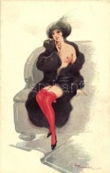 ** T1/T2 Erotic Italian Art Postcard, Marque L.E.M. Paris S: R. Franzoni - Non Classés