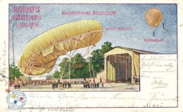 T2/T3 1898 Vienna, Wien; Jubiläums Ausstellung, Aeronautische Ausstellung / Anniversary Exhibition,... - Zonder Classificatie