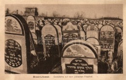 ** T2 Brest-Litovsk (Belarus); Grabsteine Auf Dem Jüdischen Froedhof / Jewish Cemetery, Judaica - Unclassified