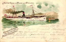 T2 1899 SS Pannonia GÅ‘zös. Ungarische-Kroatische See-Dampfschiffahrts-Aktien-Gesellschaft / Steamship Of The... - Sin Clasificación