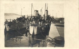 * T1/T2 1917 Sibenik, Sebenico; 88 F és 92 F Torpedóhajók Kikötve A Mólóhoz... - Non Classés