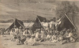 T2 Sátoros Cigányok Erdélyben. Adler Fényirda / Gypsy Camp With Tents - Unclassified