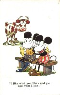 * T2 I Like What You Like - And You Like What I Like! / Mickey And Minnie Mouse, Disney Postcard. A. R. I. B. 1796. - Non Classés