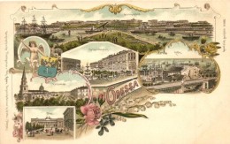 ** T1/T2 Odessa. Geographische Postkarte V. Wilhelm Knorr No. 182. Art Nouveau Floral Litho - Non Classés