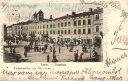 T2/T3 Ivano-Frankivsk, Stanislawów, Stanislau; Rynek / Ringplatz / Square, Shop Of L. Schechter (EK) - Unclassified