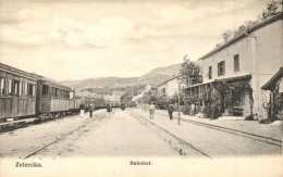 ** T1/T2 Zelenika, Bahnhof / Railway Station With Wagons. VincenzoVucetic Nr. 831/1907 - Unclassified