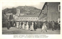 ** T1 Cetinje, Cettigne; Return From The Church, Queen Milena Vukotic And The Princesses With The Wounded Soldiers.... - Sin Clasificación