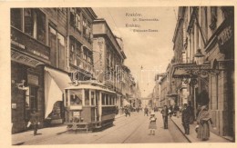 T2 Kraków, Krakau; Ul. Slawkowska / Slakauer Gasse / Street View, Tram Line 3, Shops - Unclassified