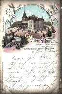 T2 1898 Beskidy, Beskiden; Szyndzielnia, Schutzhaus Auf Der Kamitzer Platte Bei Bielitz / Tourist House, 'Gruss... - Unclassified
