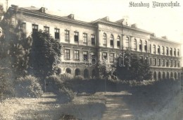 T2/T3 1906 Sternberk, Sternberg In Mähren; Kaiser Franz Josef Mädchen-, Volks Und Bürgerschule /... - Zonder Classificatie