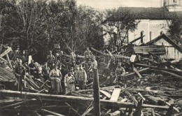 ** T1 Banjaluka, Tekija Stadtteil; Durch 42er Mörser Zerstörte Häuser. Hutterer G. / Houses... - Sin Clasificación