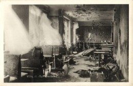 ** T1/T2 1934 Vienna, Wien; II. Cafe Goethehof / Destroyed Cafe Interior After The Austrian Civil War, Shot To... - Non Classés