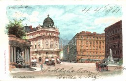 T2 Vienna, Wien; Albrechtsbrunnen / Fountain, E. Storch Litho S: Bienert - Unclassified