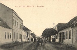 T2 Nagyszentmihály, Grosspetersdorf; FÅ‘ Utca, Mayer Károly Kereskedése / Main Street, Shop - Zonder Classificatie