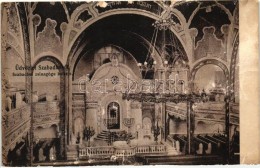 ** T4 Szabadka, Subotica; Zsinagóga Belseje, Kiadja Heumann Mór / Synagogue Interior (ázott /... - Non Classés