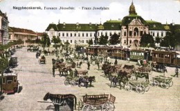 T2/T3 Nagybecskerek, Zrenjanin; Ferenc József Téri Piac, Városi Vasúttal. Phot. Oldal /... - Non Classés