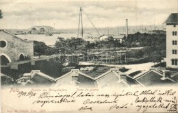 T2/T3 Pola, Porto Da Guerra / Parthie Des Kriegshafens / Naval Port With Arsenal  (EK) - Non Classés