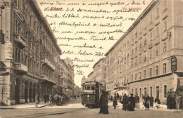 * T2 Fiume, Via Adamich / Street View With Tram - Non Classés