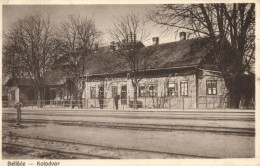 T4 Belistye, Belisce; Vasútállomás / Kolodvor / Railway Station (EM) - Unclassified