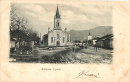 * T2 Zólyomlipcse, Slovenska Lupca; FÅ‘tér / Main Square, Church - Sin Clasificación