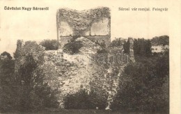 T2/T3 Nagysáros, Velky Saris; Sárosi Vár Romjai, Fellegvár. Divald / Castle Ruins (EK) - Sin Clasificación