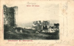 T2 Nagysáros, Velky Saris; Sárosi Vár Romjai. Divald / Castle Ruins - Sin Clasificación