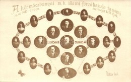 ** T1/T2 1916 Körmöcbánya, Kremnica; Állami FÅ‘reáliskola Tanárai és... - Sin Clasificación