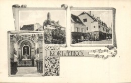 ** T1/T2 KorlátkÅ‘, Cerová; Kastély, Templom BelsÅ‘, Várrom / Castle, Church Interior,... - Sin Clasificación