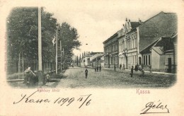 T2/T3 1899 Kassa, Kosice; Rákóczi Körút, Kiadja Varga Bertalan / Street (EK) - Sin Clasificación