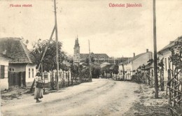 T2/T3 Jászó, Jasov; FÅ‘ Utca Részlete Templommal / Main Street With Church  (EK) - Sin Clasificación