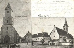 * T4 Galgóc, Hlohovec; Katolikus Templom, Ferences Zárda; Kiadja Szold Jakab / Church, Cloister (b) - Sin Clasificación