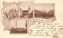 T2/T3 Dunaszerdahely, Dunajská Streda; Zsinagóga, GÅ‘zmalom, Hal Piac / Synagogue, Mill, Fish Market,... - Unclassified