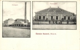 * T1/T2 Abaújszina, Szina, Sena; Postaépület, Szeszgyár / Post Office, Distillery - Sin Clasificación