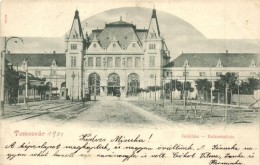 * T2 Temesvár, Timisoara; Indóház, Vasútállomás / Bahnhof / Railway... - Unclassified