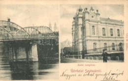 T2 Szatmárnémeti, Satu Mare; Vashíd, Zsidó Templom, Zsinagóga / Iron Bridge,... - Unclassified