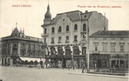 ** T1 Nagyvárad, Oradea; Poynár Ház, Rimanóczy Szálloda,... - Unclassified