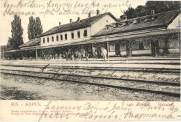 T2 Kiskapus, Copsa Mica; Vasútállomás, Kiadja Guggenberger Ferenc / Railway Station - Sin Clasificación