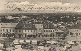 T2/T3 Karánsebes, Caransebes; Piac Tér üzletekkel / Market Square With Shops (kis... - Sin Clasificación