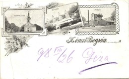 T2/T3 1898 Boksánbánya, Németbogsán; Kirche, Kolczán, Hochofen / Church, Mine... - Unclassified