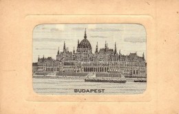 ** T1 Budapest I. Királyi Vár; Grainer-féle Gobeline Képeslap / Textile Card - Sin Clasificación