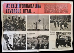 1958 'Ellenforradalom Magyarországon', 1956-ról Szóló Propagandaplakát, Bp.,... - Sin Clasificación
