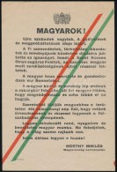 1938 Horthy Miklós Szavaival Ellátott A Felvidék Visszacsatolása... - Sin Clasificación