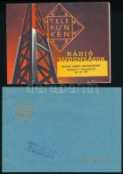 Cca 1935-1942 Telefunken Rádió újdonságok, 2 Db Képekkel Illusztrált... - Sin Clasificación