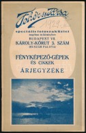 1929 Bp., Fehér és Társa Speciális Fotószaküzlet... - Sin Clasificación
