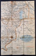 1921 Burgenland Postajárati Térképe, Rajta Sopron Is Ausztriához... - Autres & Non Classés